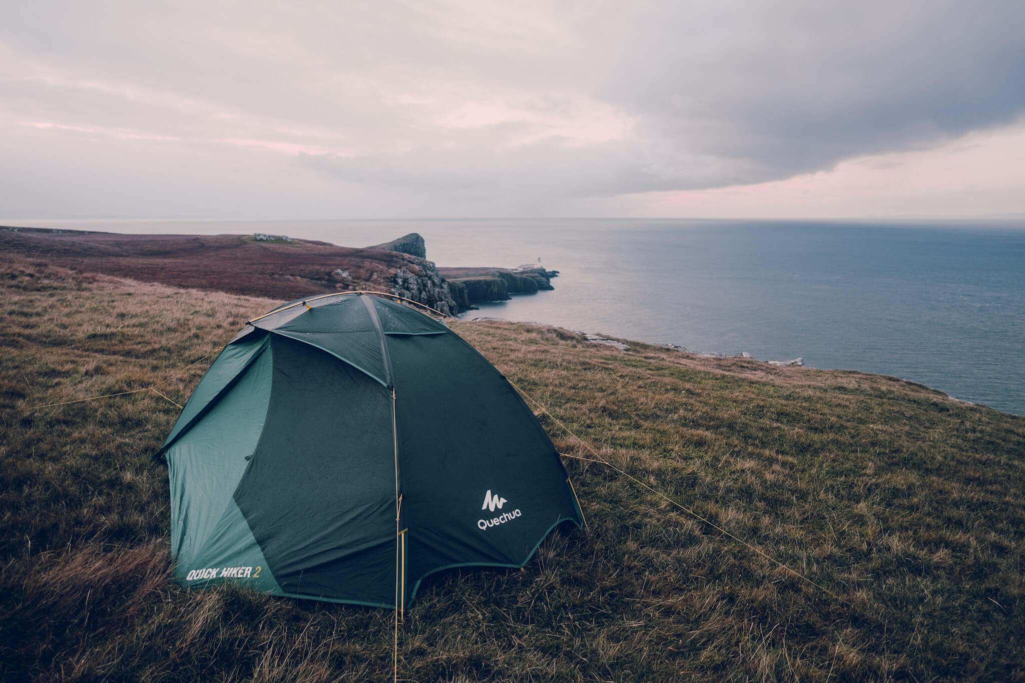 wild camping near neist point in isle of skye