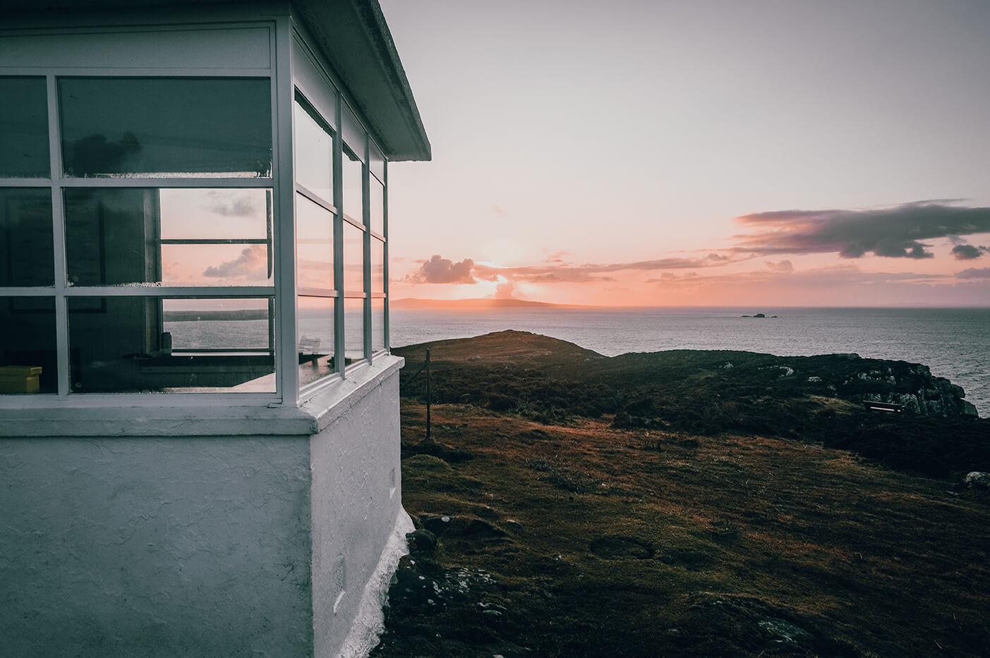 lookout bothy sunset time isle of skye