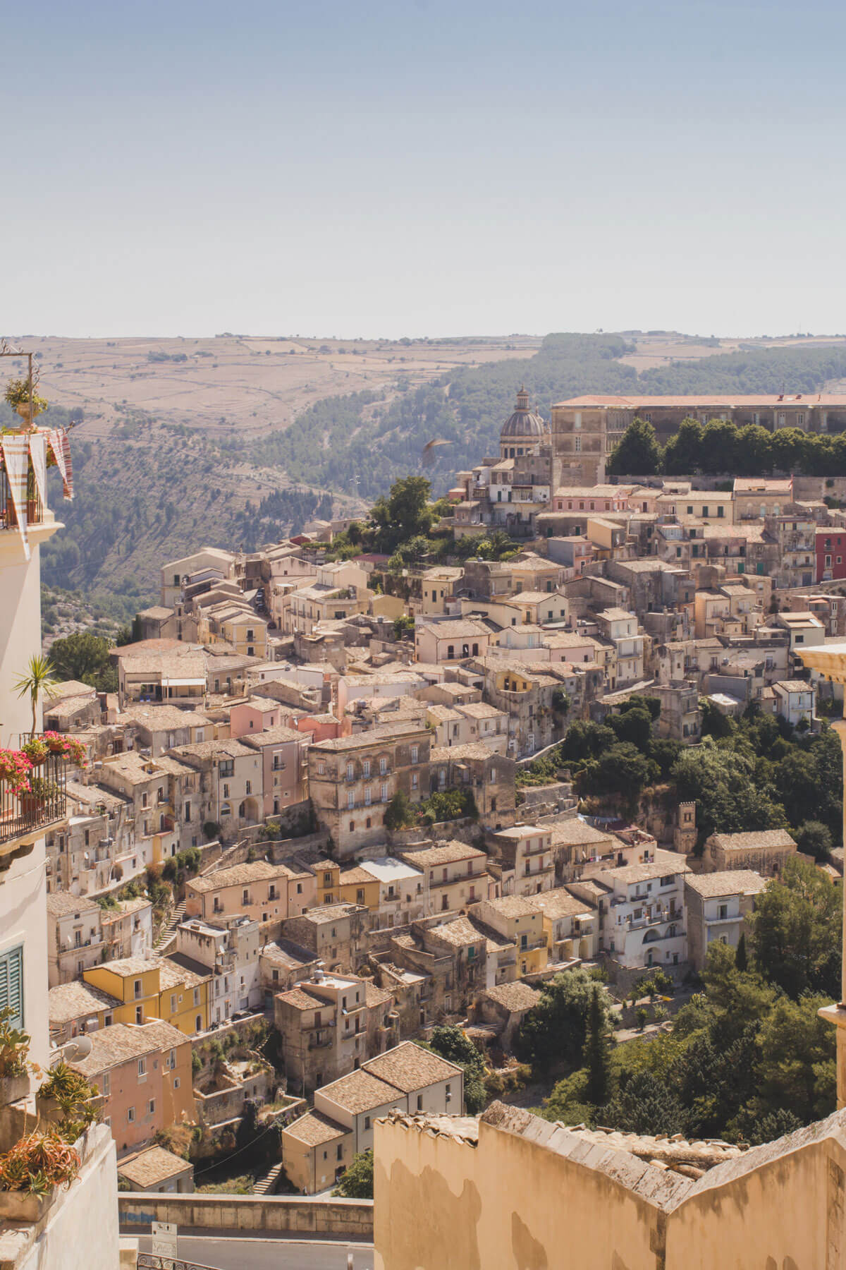 view of Ragusa town in sicily during day time