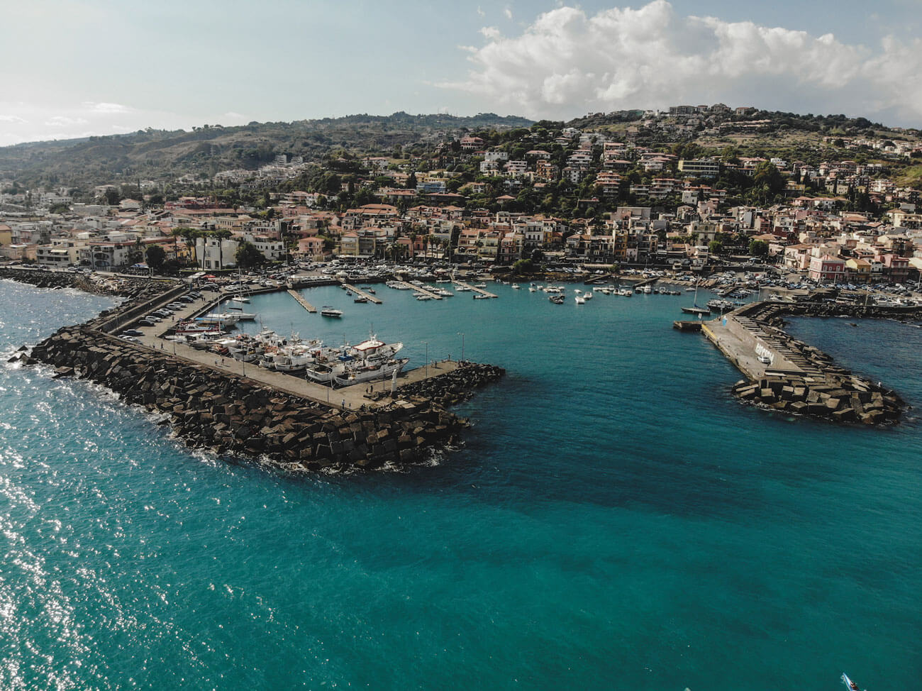 aci trezza town and harbour sicily