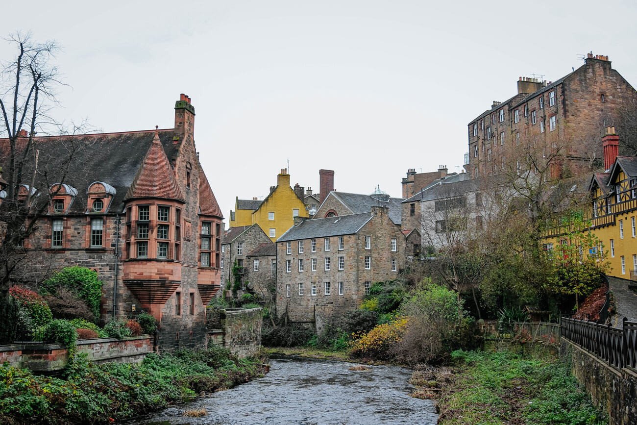 Dean Village Edinburgh Scotland 