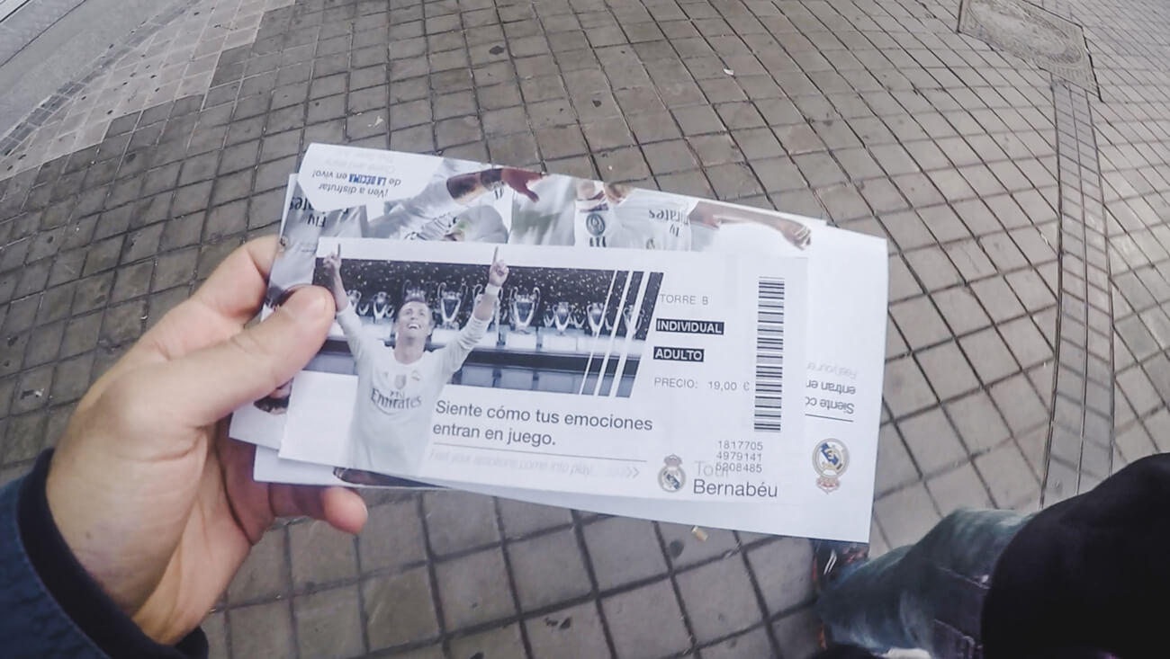 Santiago Bernabéu Stadium ticket