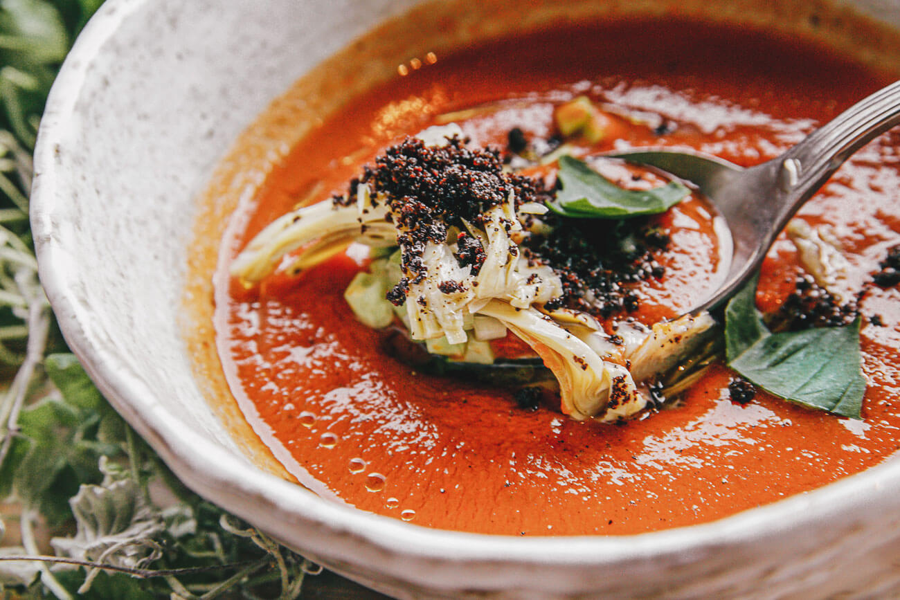 Gazpacho spain dishes