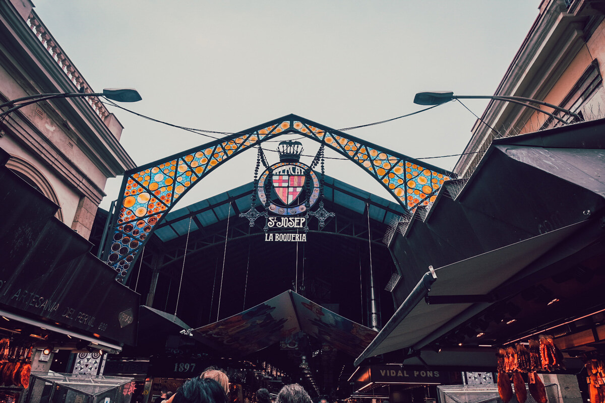La Boqueria Market barcelona spain