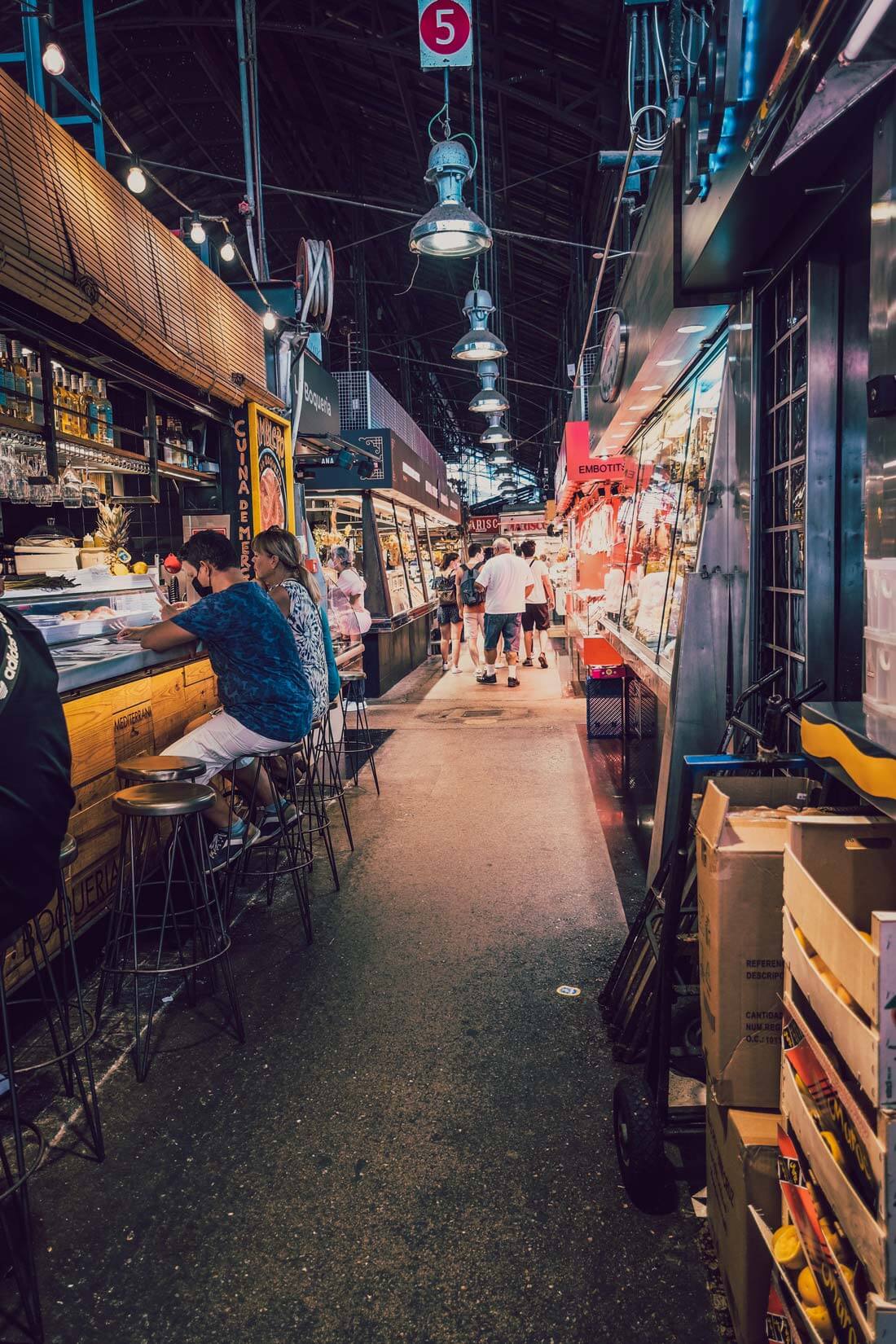 5 day barcelona Itinerary La Boqueria Market 