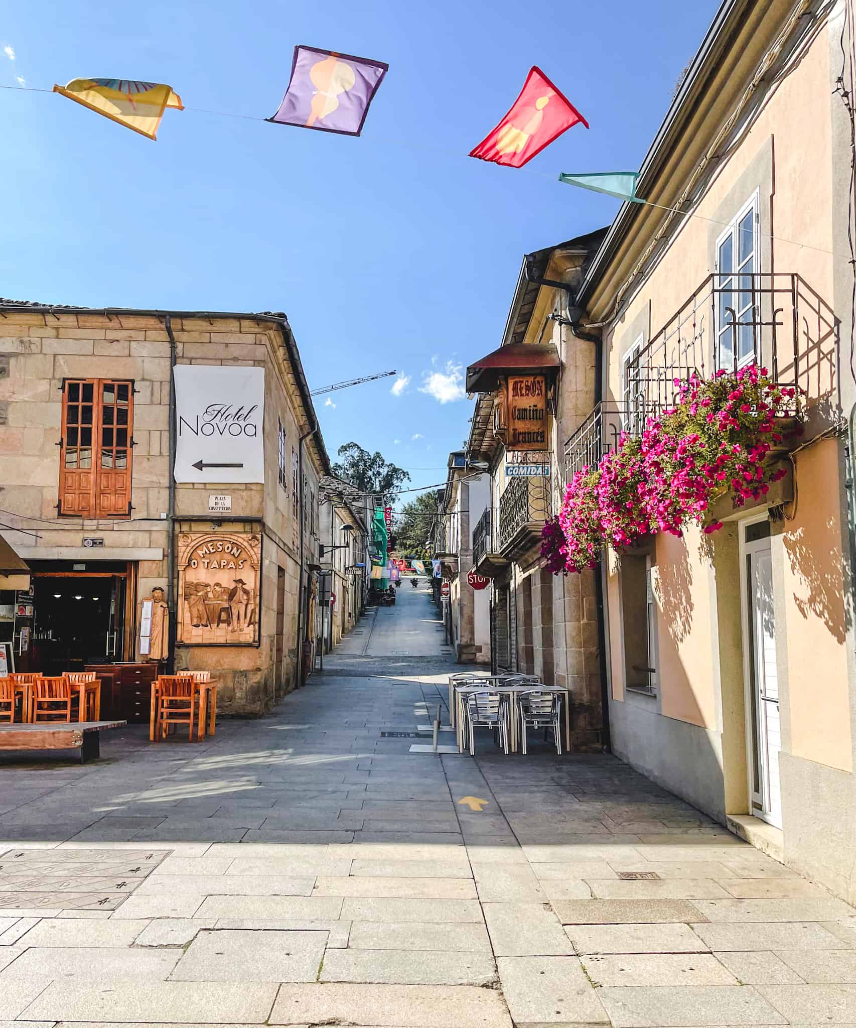 last 100km of camino frances