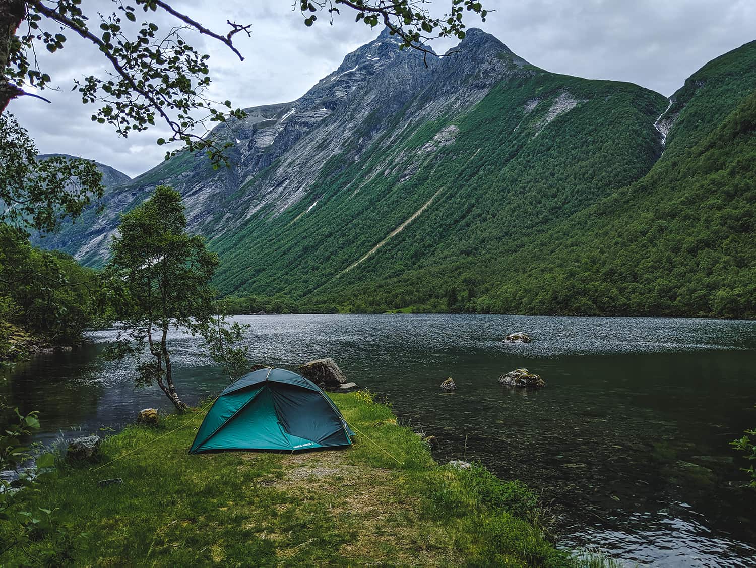 wild camping in norway