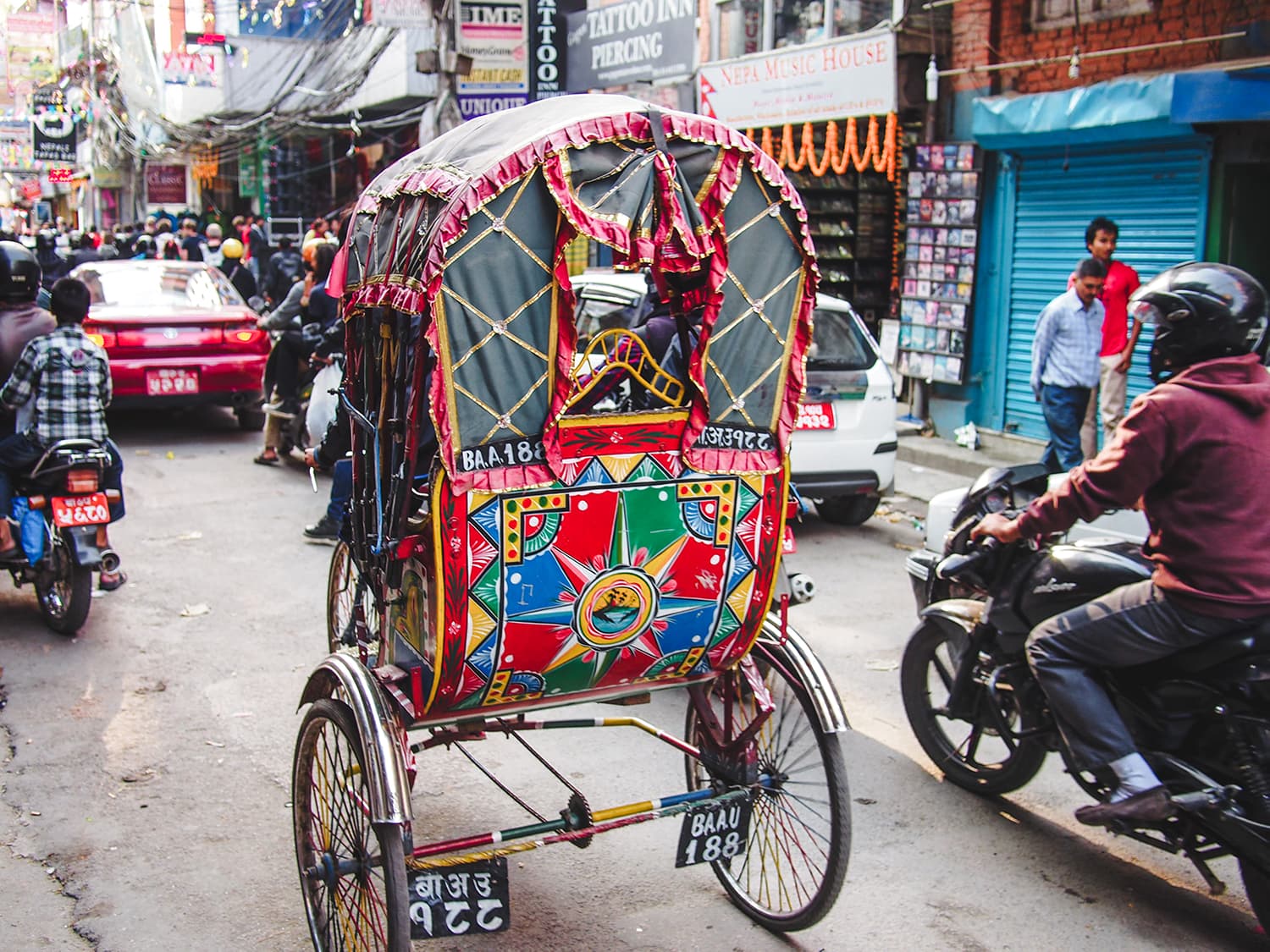 nepal rickshaw
