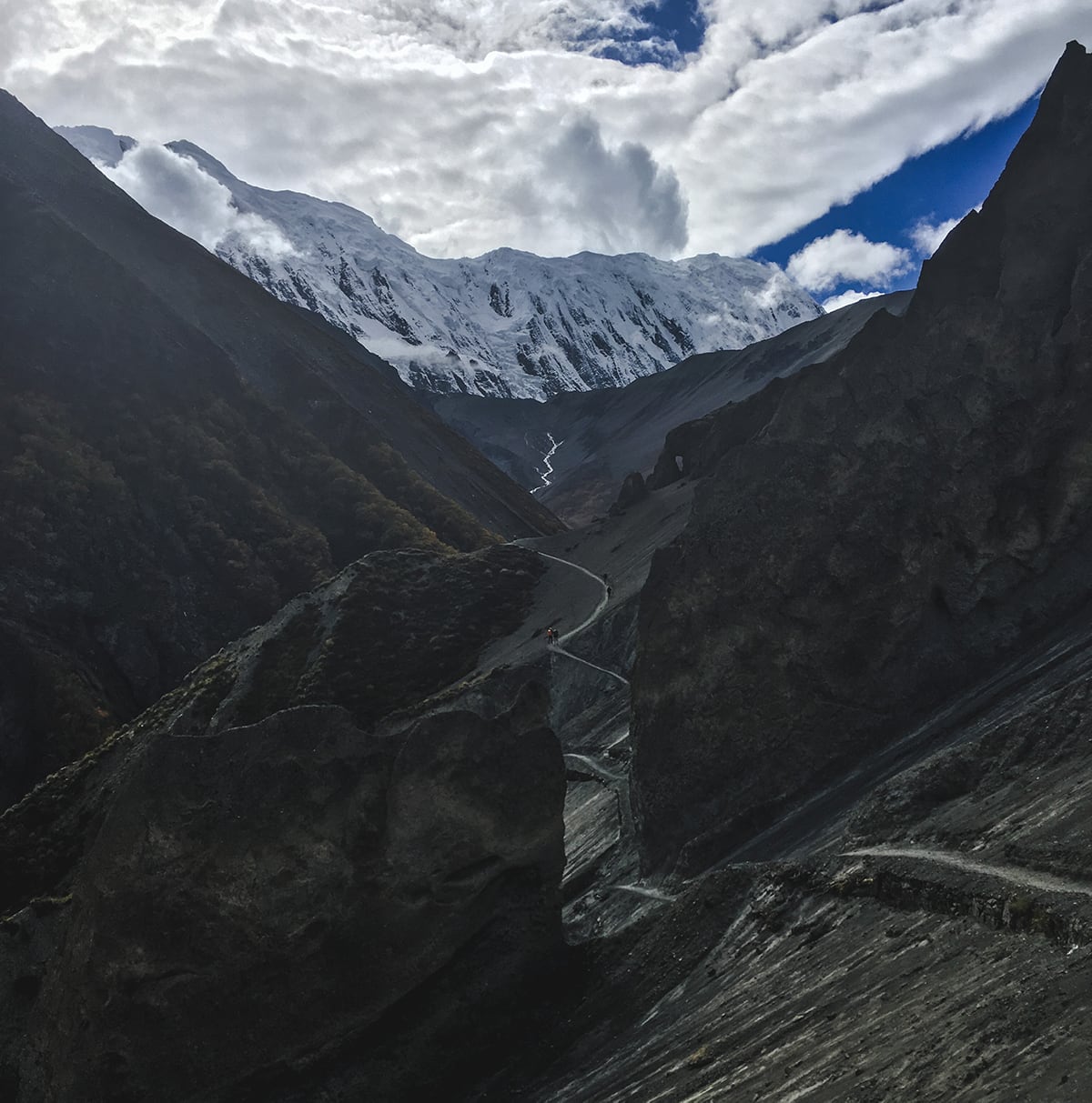 the way to tilicho base camp
