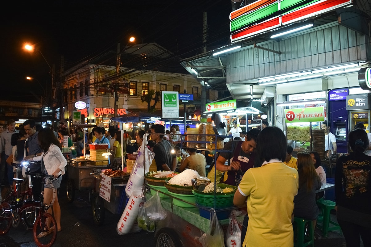 night market at bangkok