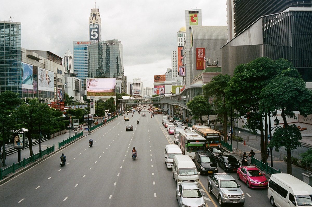 bangkok traffic city center