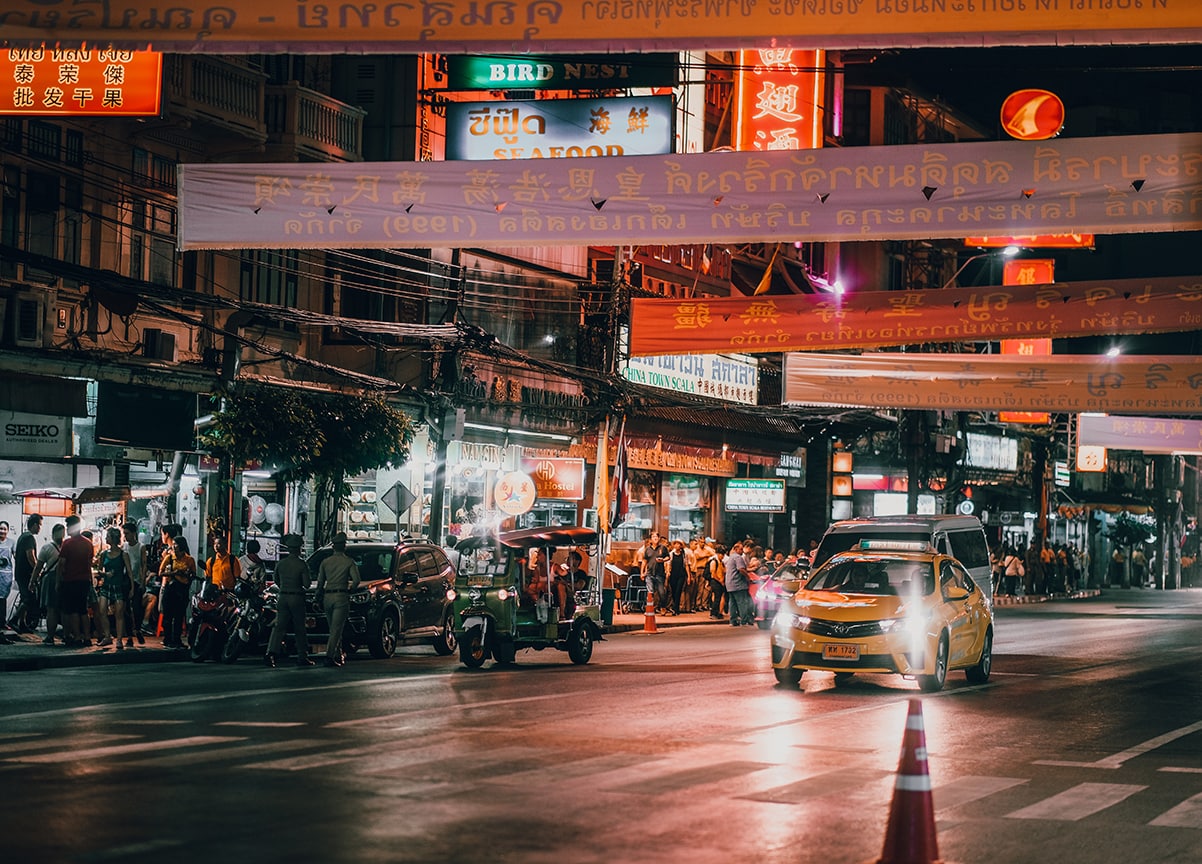 Yaowarat Road in Samphanthawong bangkok