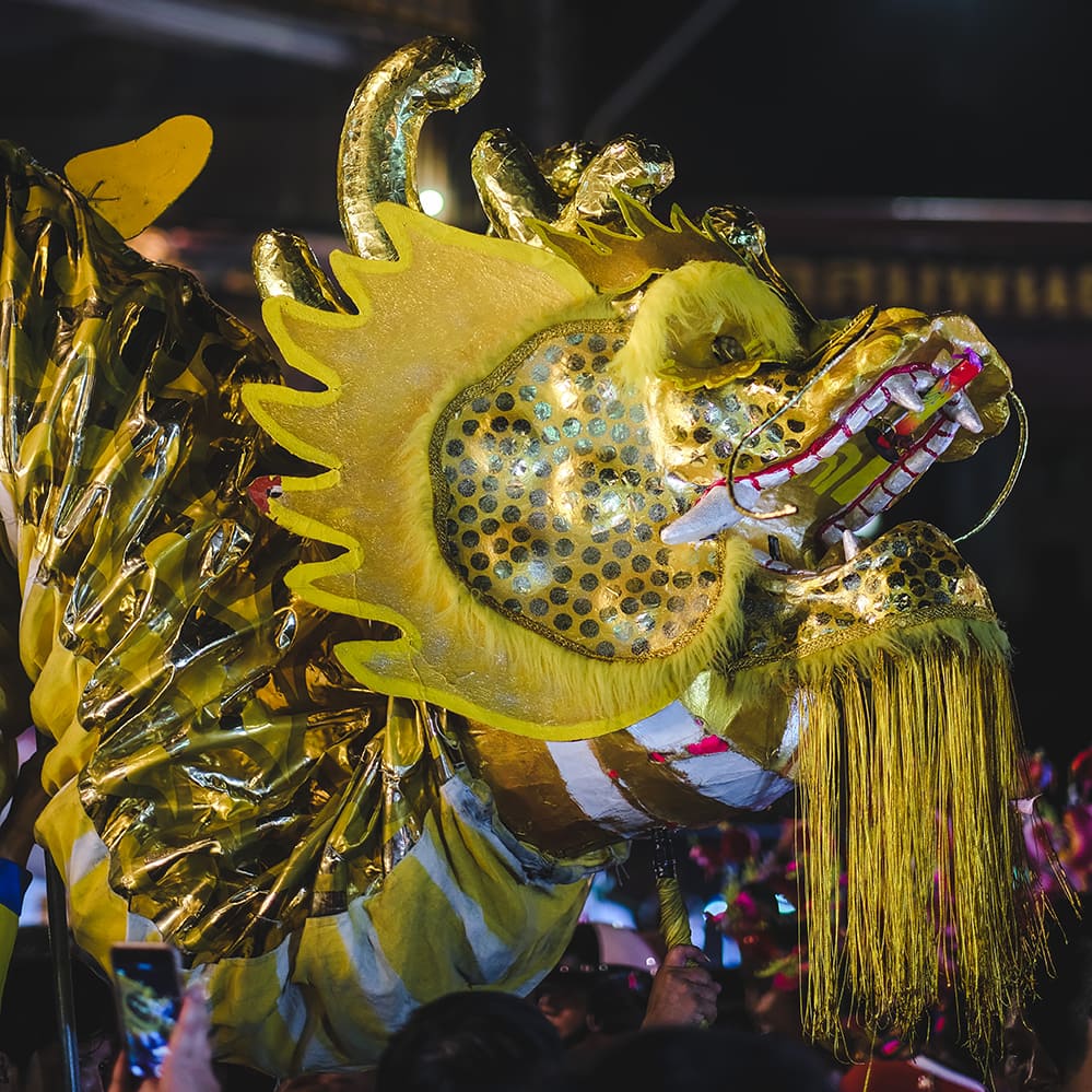 chines new year bangkok dragon