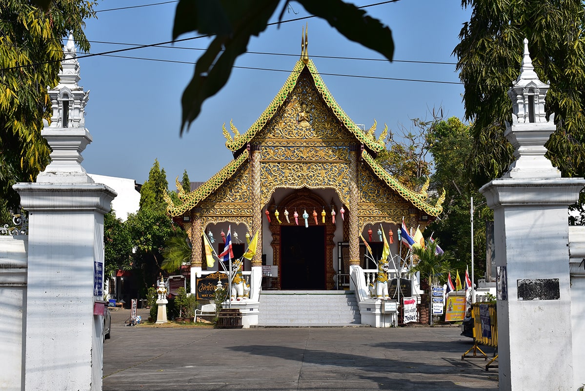 tample view in chiang mai