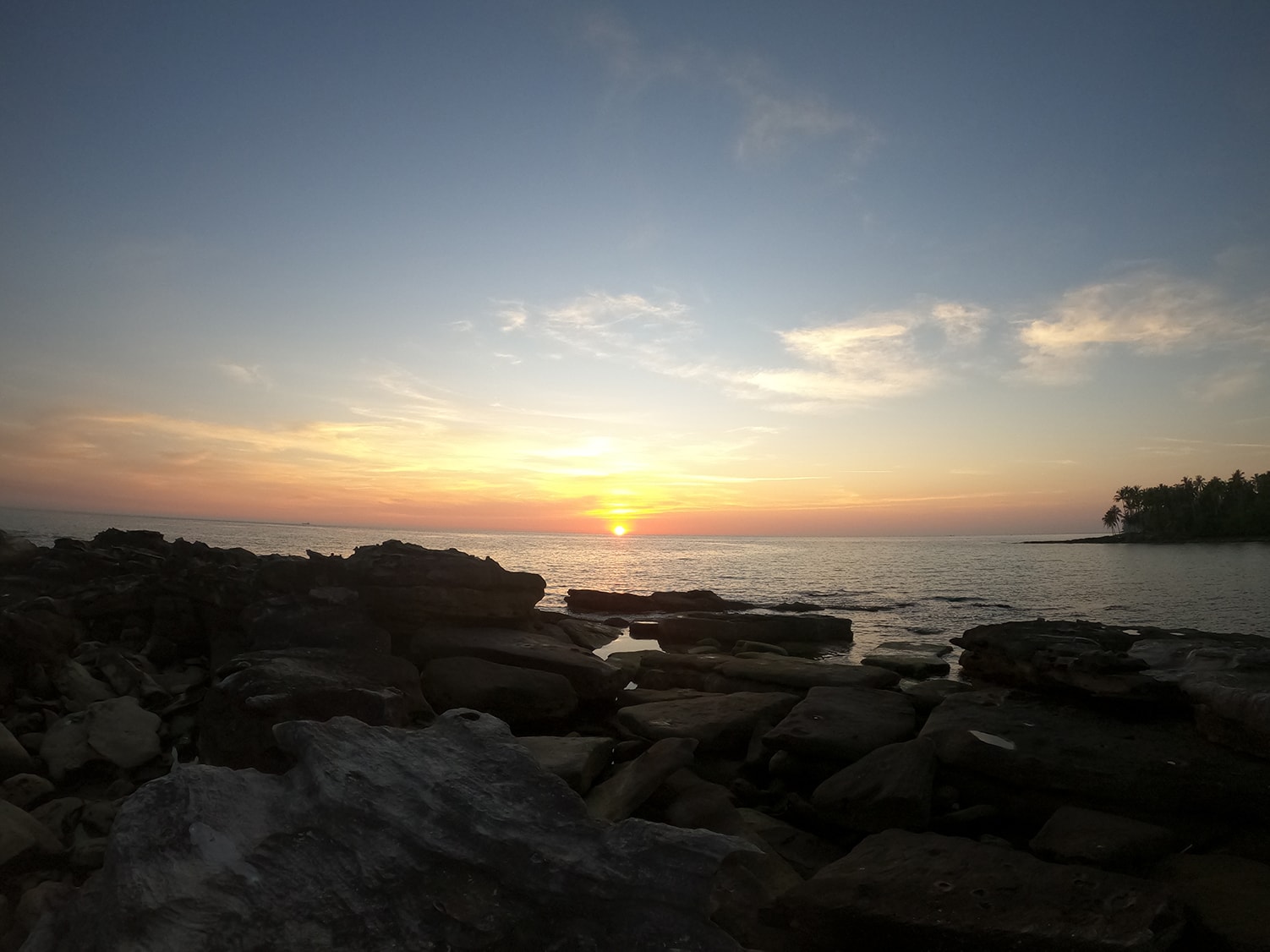 sunset in koh kood island