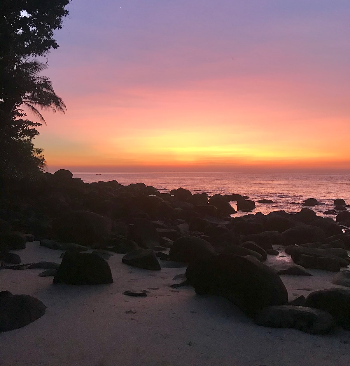 koh kood sunset time