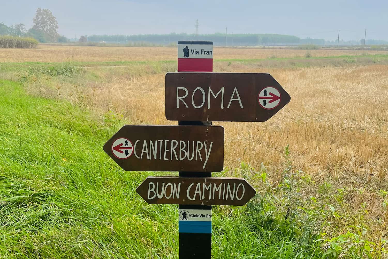 via francigena waymarks
