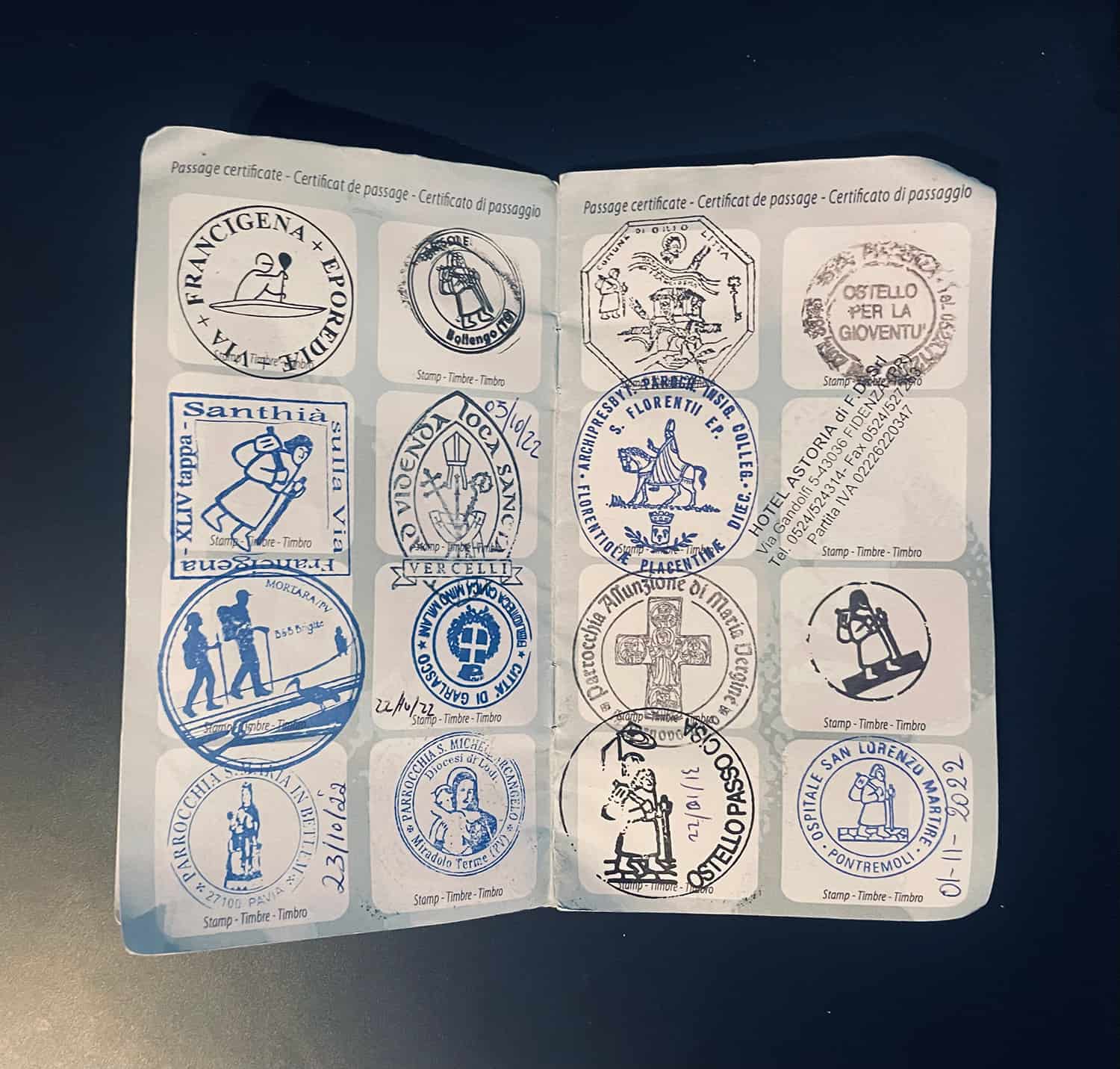 Via Francigena Credential