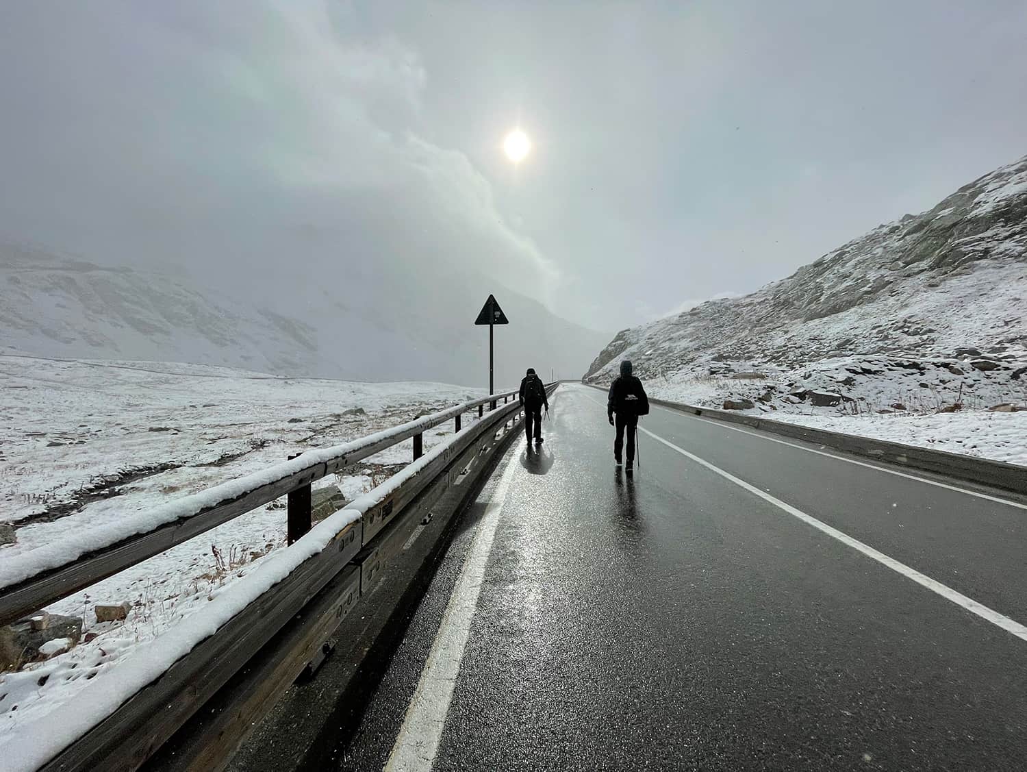 saint-bernard pass snow
