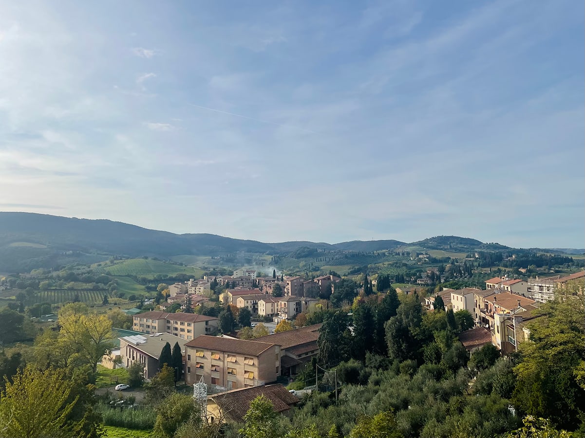 San Gimignano toscana francigena