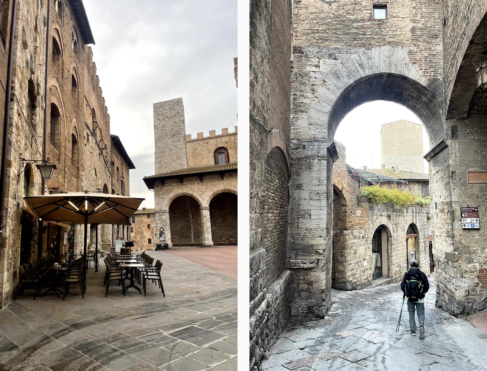 San Gimignano town tuscany italy