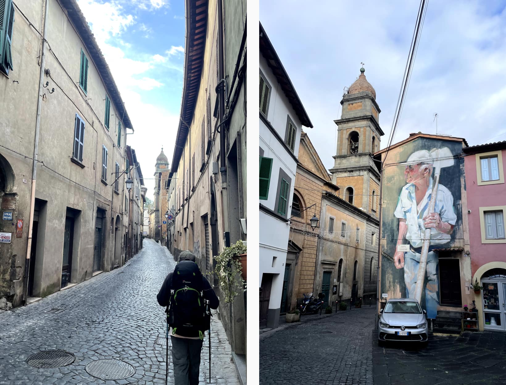 Acquapendente via francigena