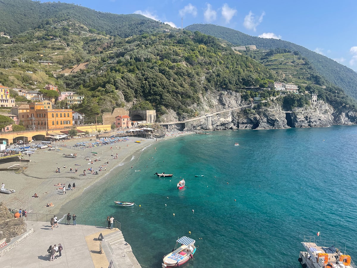 beach at cinque terre